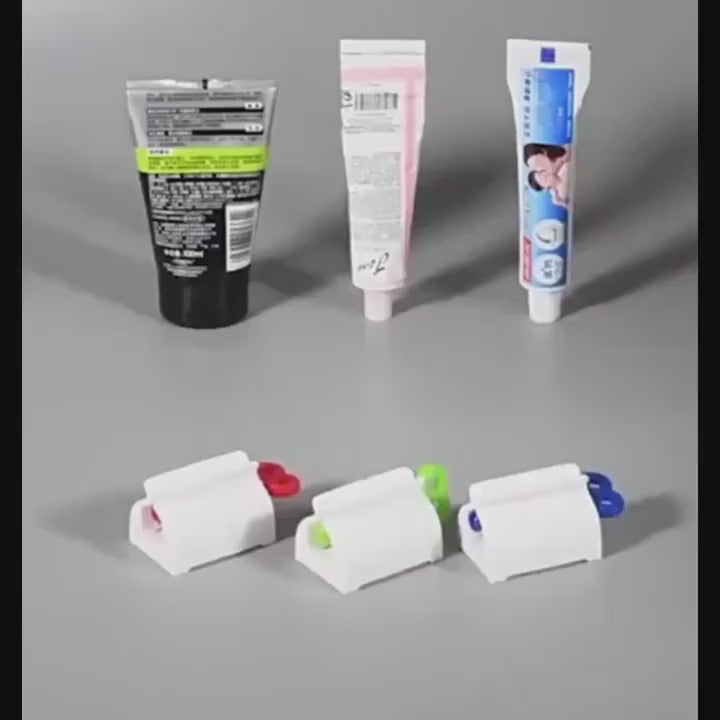 Set of 2 Adjustable Tube Squeezers - A Multifunctional for Squeezing Out Toothpaste, Creams, And Ointments - Requires No Power, Helps Minimize Waste, And Organizes Your Bathroom